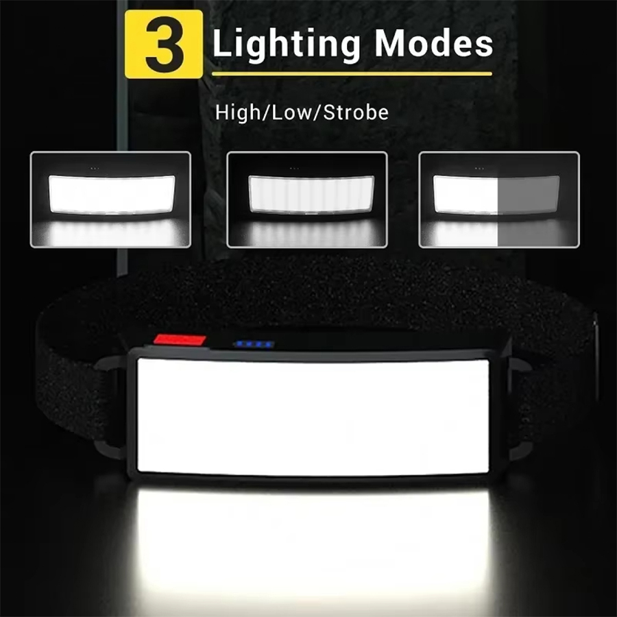 강력한 COB LED 헤드램프 4가지 조명 모드 고속  - Fishing Headlamp 리뷰 및 가격