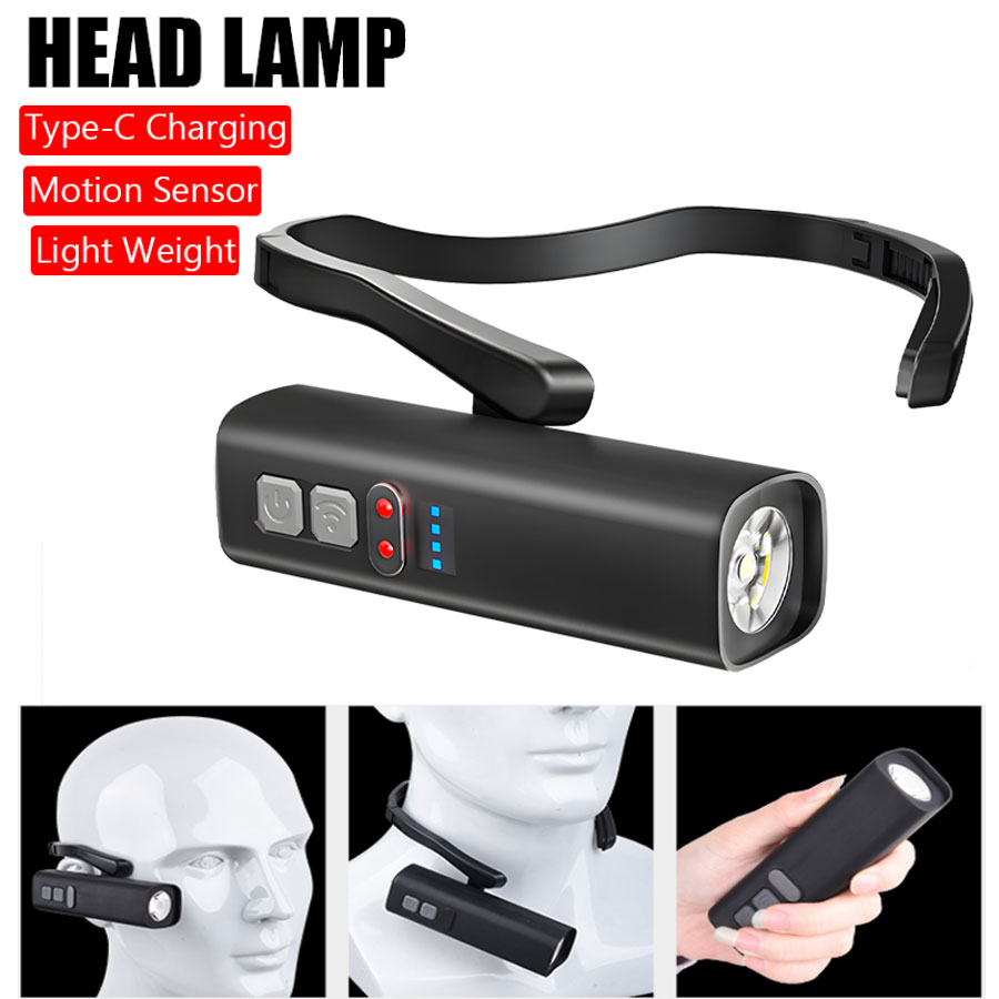 슈퍼 밝은 귀 클립 헤드램프 USB 충전식 센서 헤드램 - Fishing Headlamp 리뷰 및 가격
