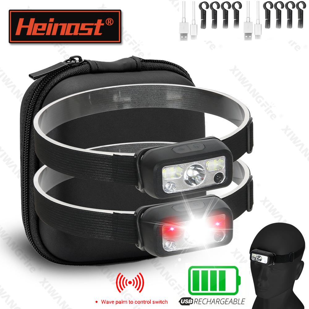 미니 충전식 강력 센서 헤드램프 낚시 캠핑 USB 헤드 - Fishing Headlamp 리뷰 및 가격