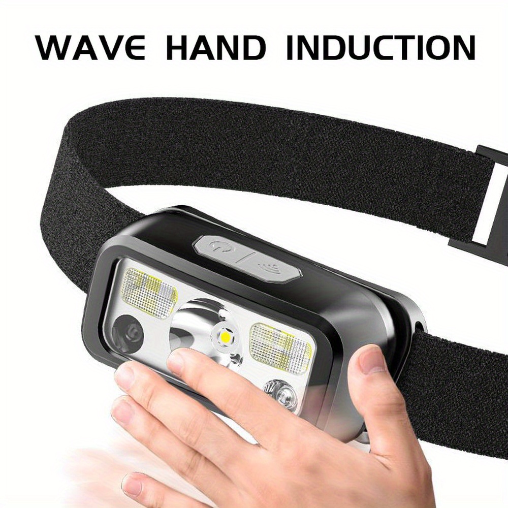 강력한 COB LED 센서 헤드램프 USB 충전식 헤드 - Fishing Headlamp 리뷰 및 가격