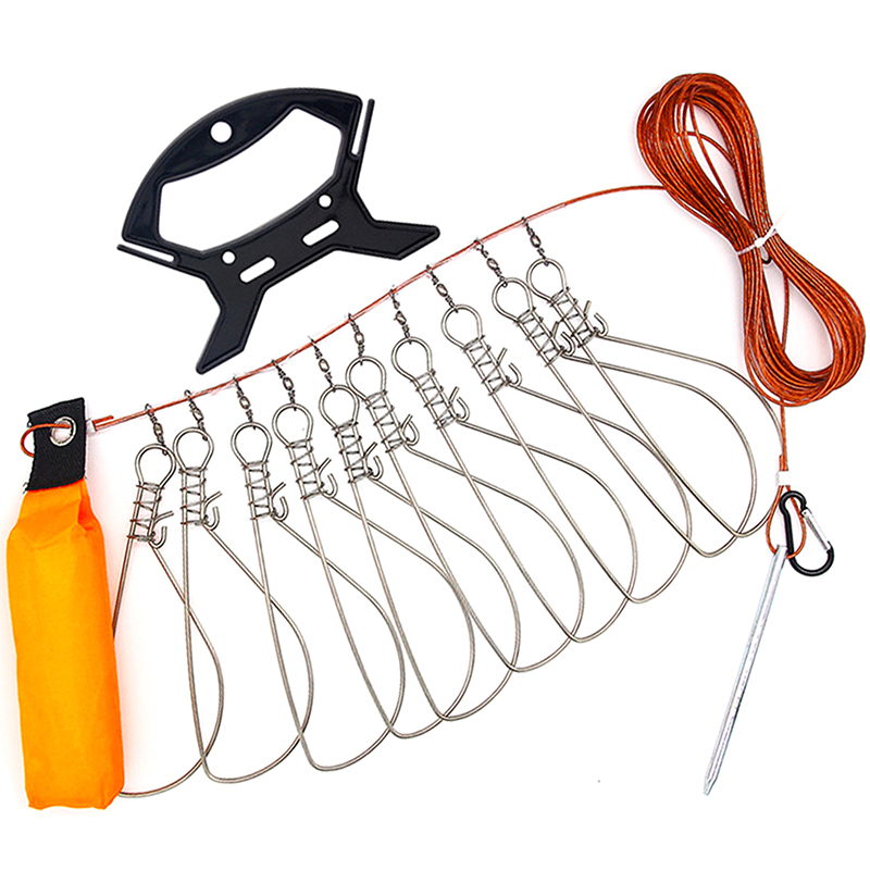 신제품【스테인리스 스틸 낚시 잠금 버클 랜야드 5개의  - Fishing Equipment And Gear 리뷰 및 가격